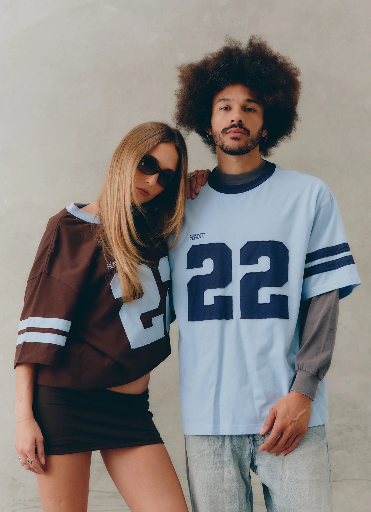 SŚAINT 22 Motion Tee's Powdered Blue