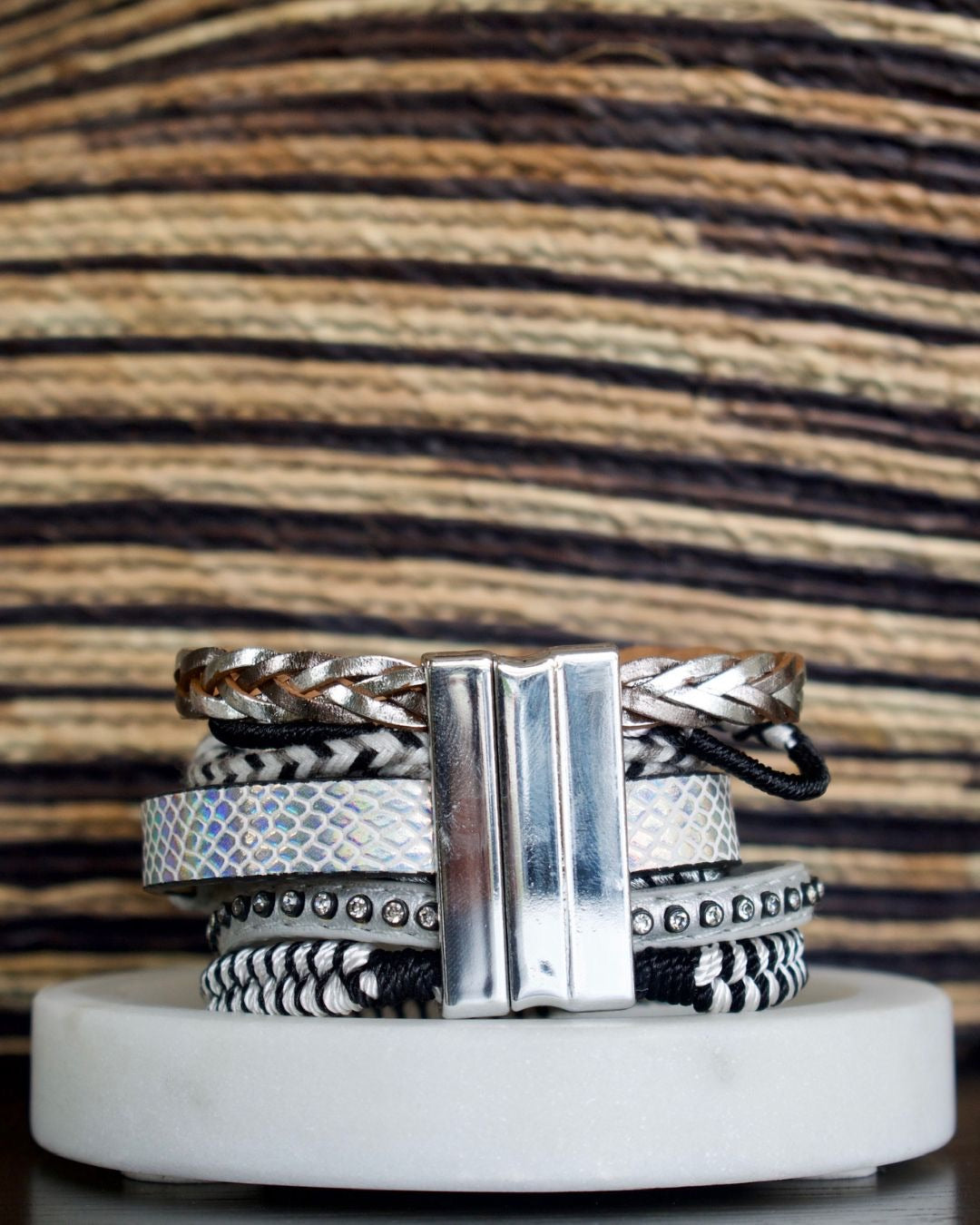 Layered & Loaded Bracelet Silver