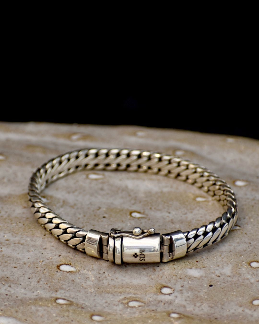 Forge Sterling Silver Bracelet - 9mm