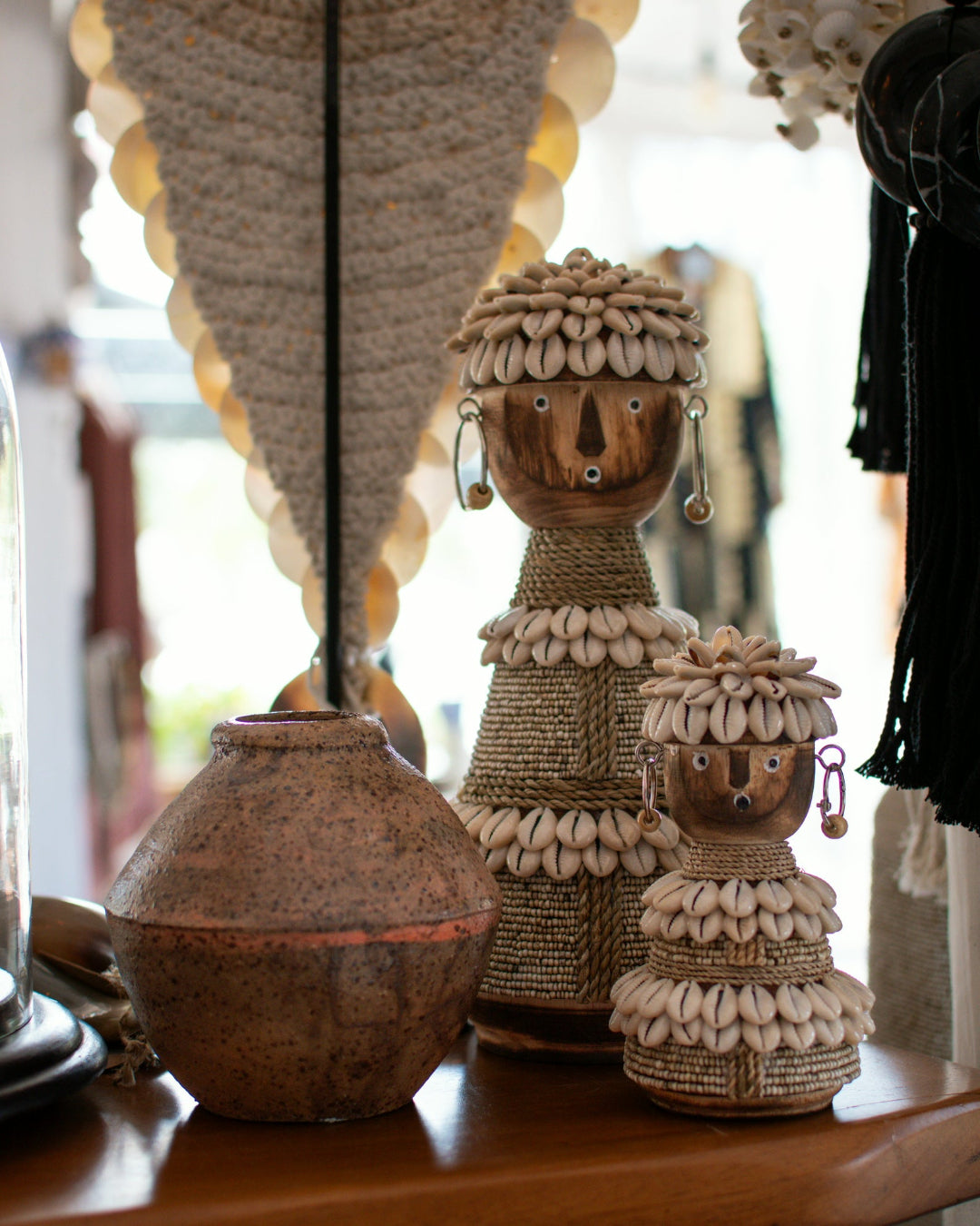 Wooden Tribal Statue Large