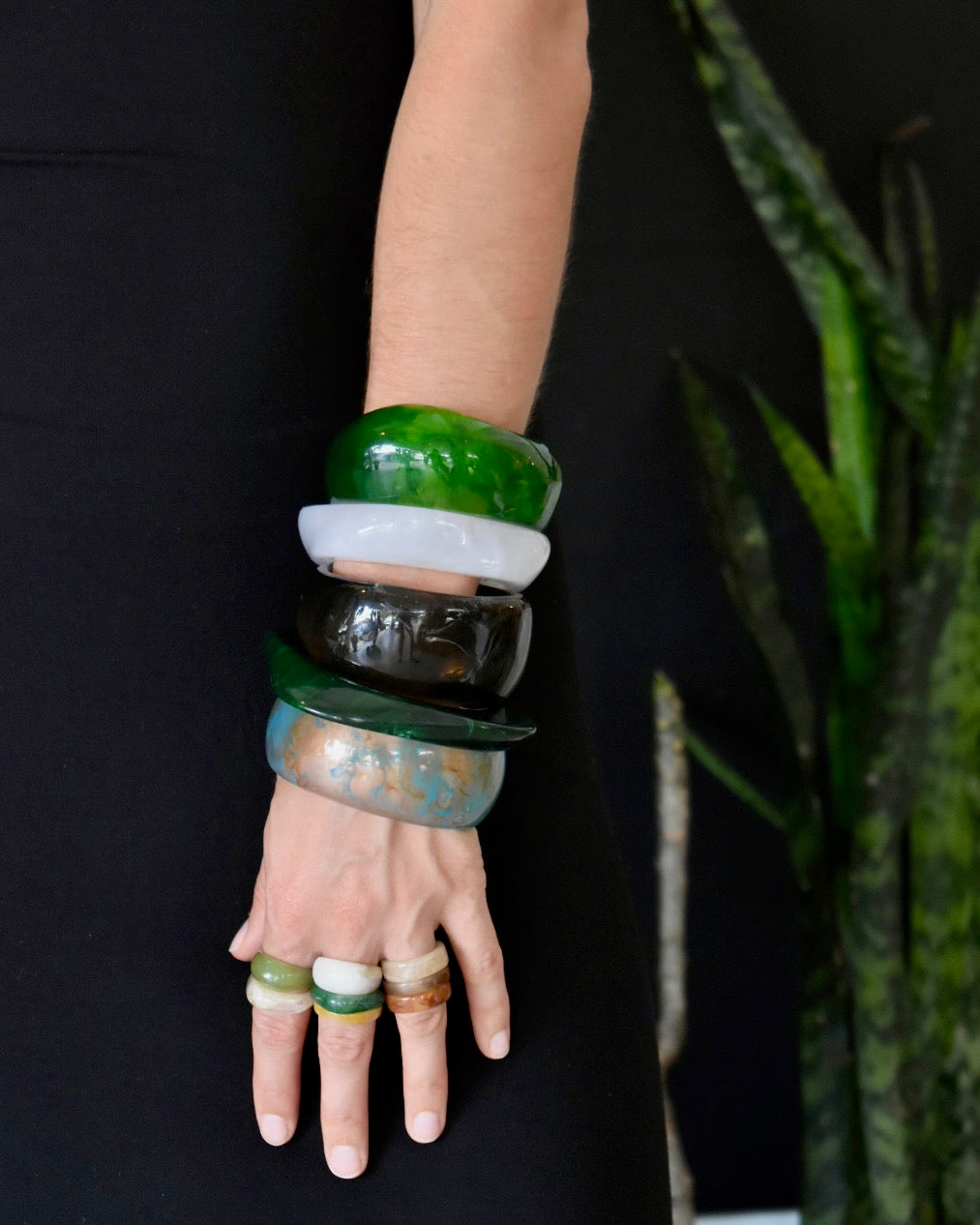 Chunky Resin Bangles