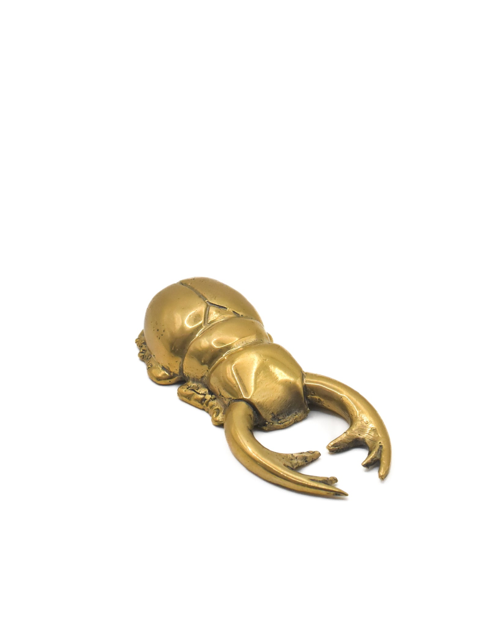 Brass Scarab Beetle Bottle Opener