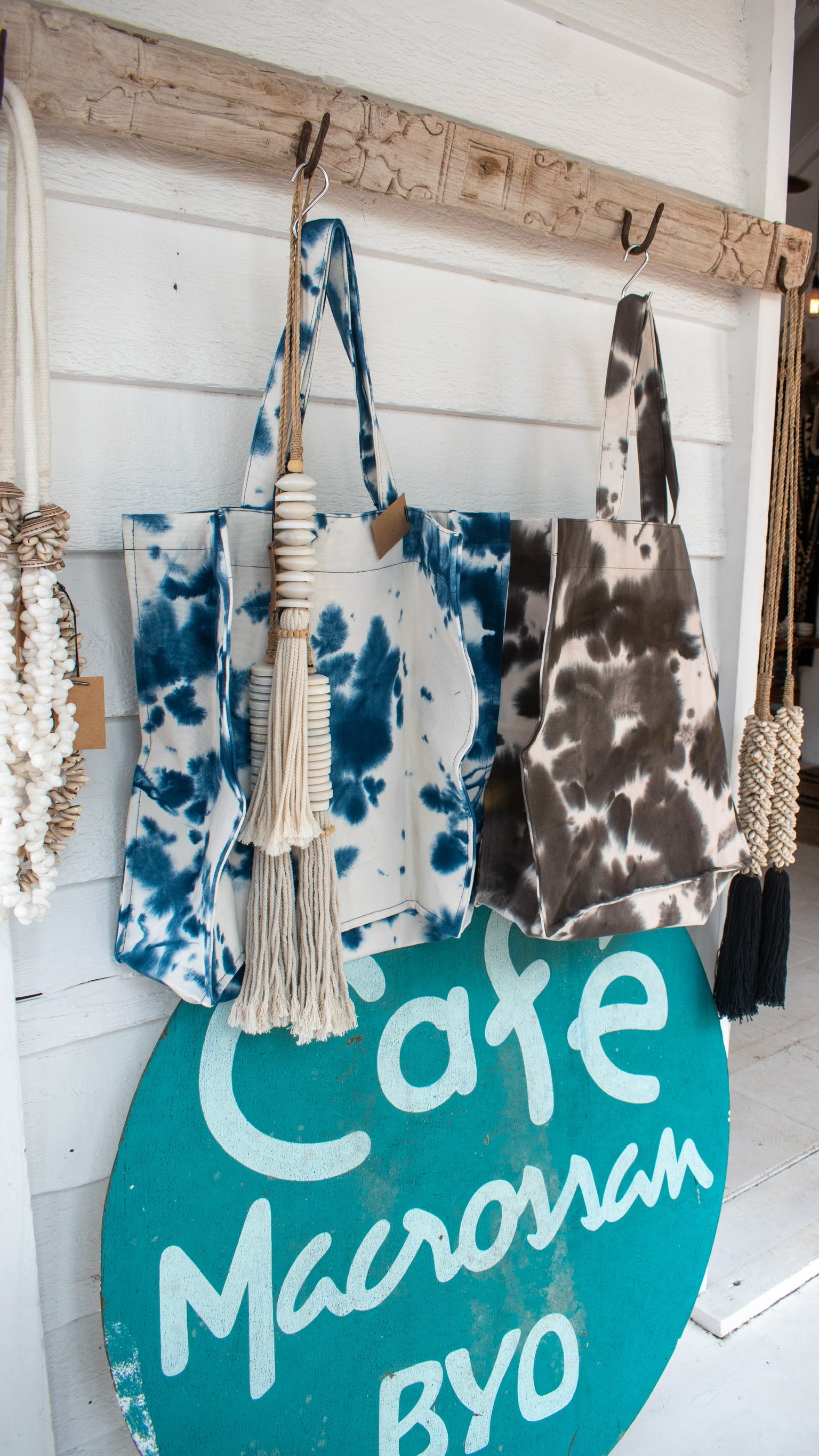Shibori Zip Clutch