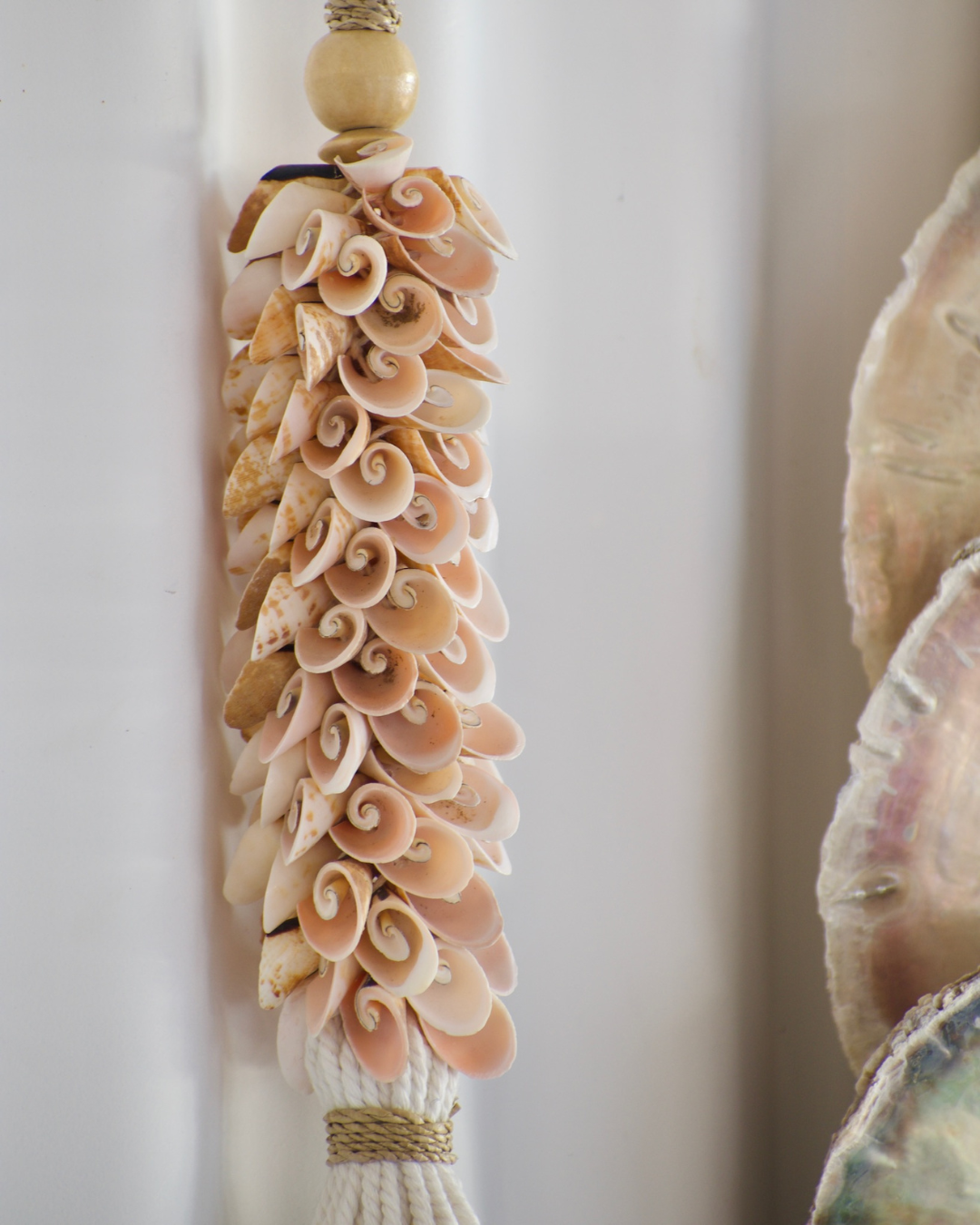 Pink Shell Tassel