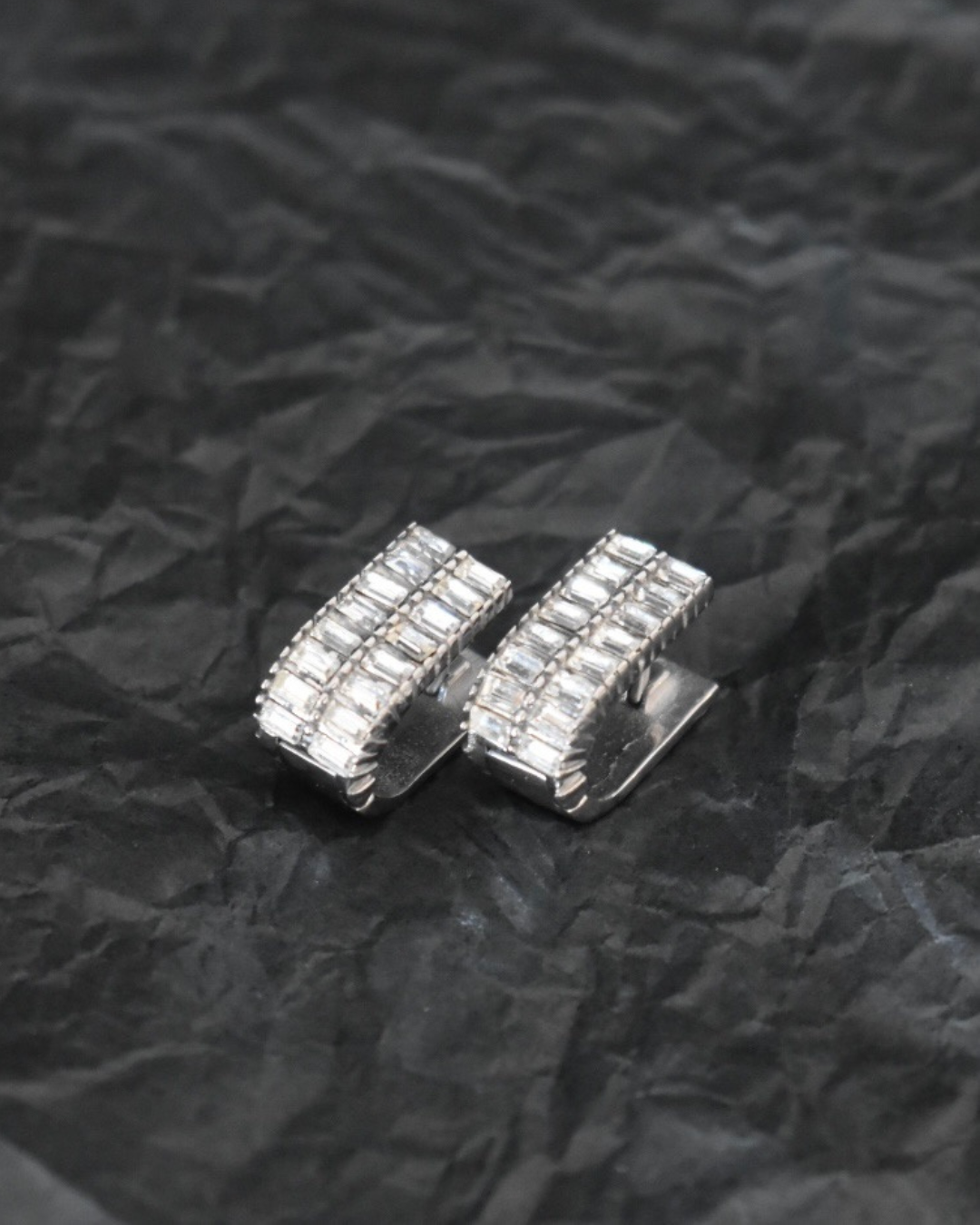 Saba U-Shape Hoop Earrings
