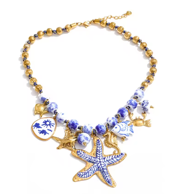 Santorini Sea Necklace