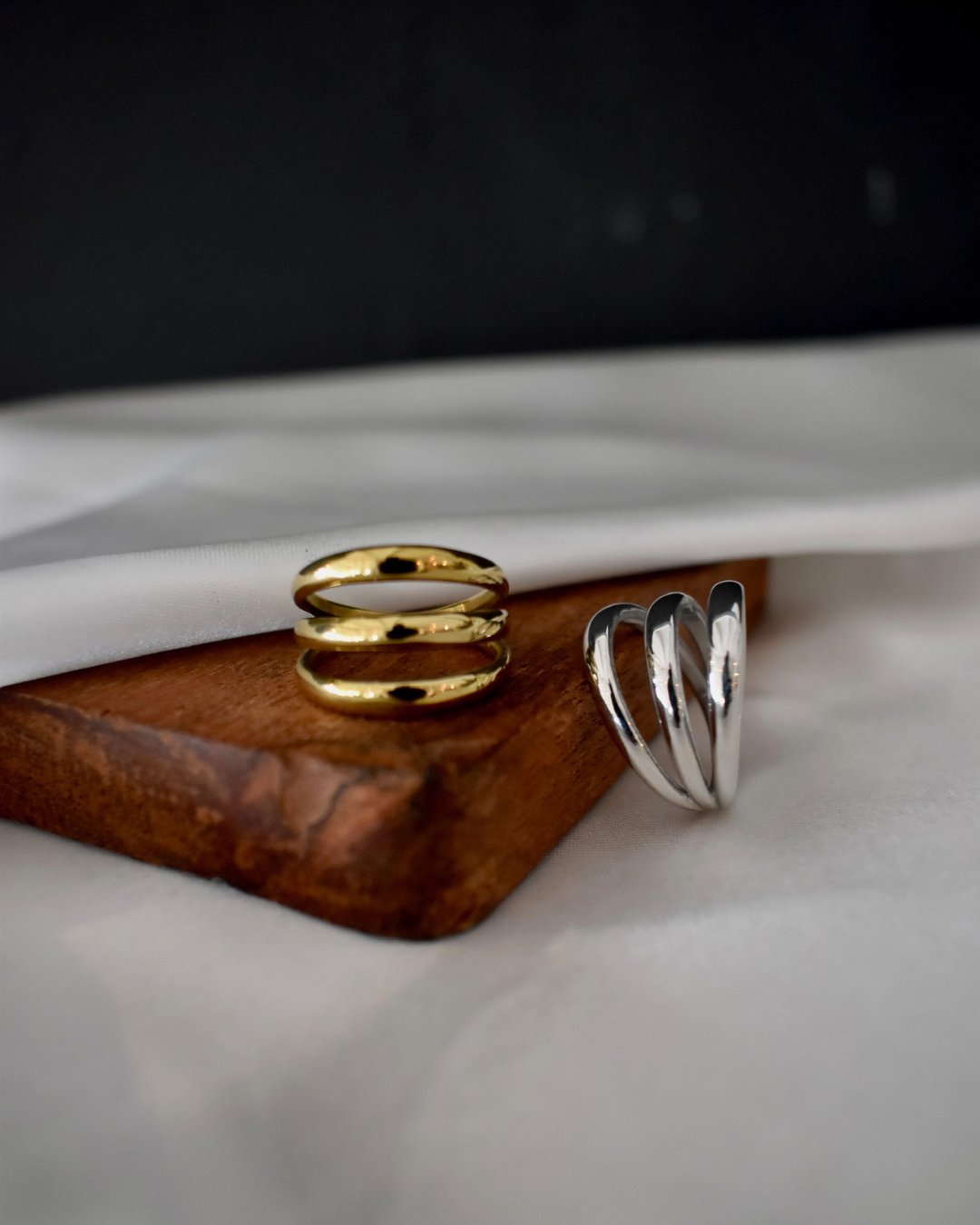 Tribal Triple Band Ring