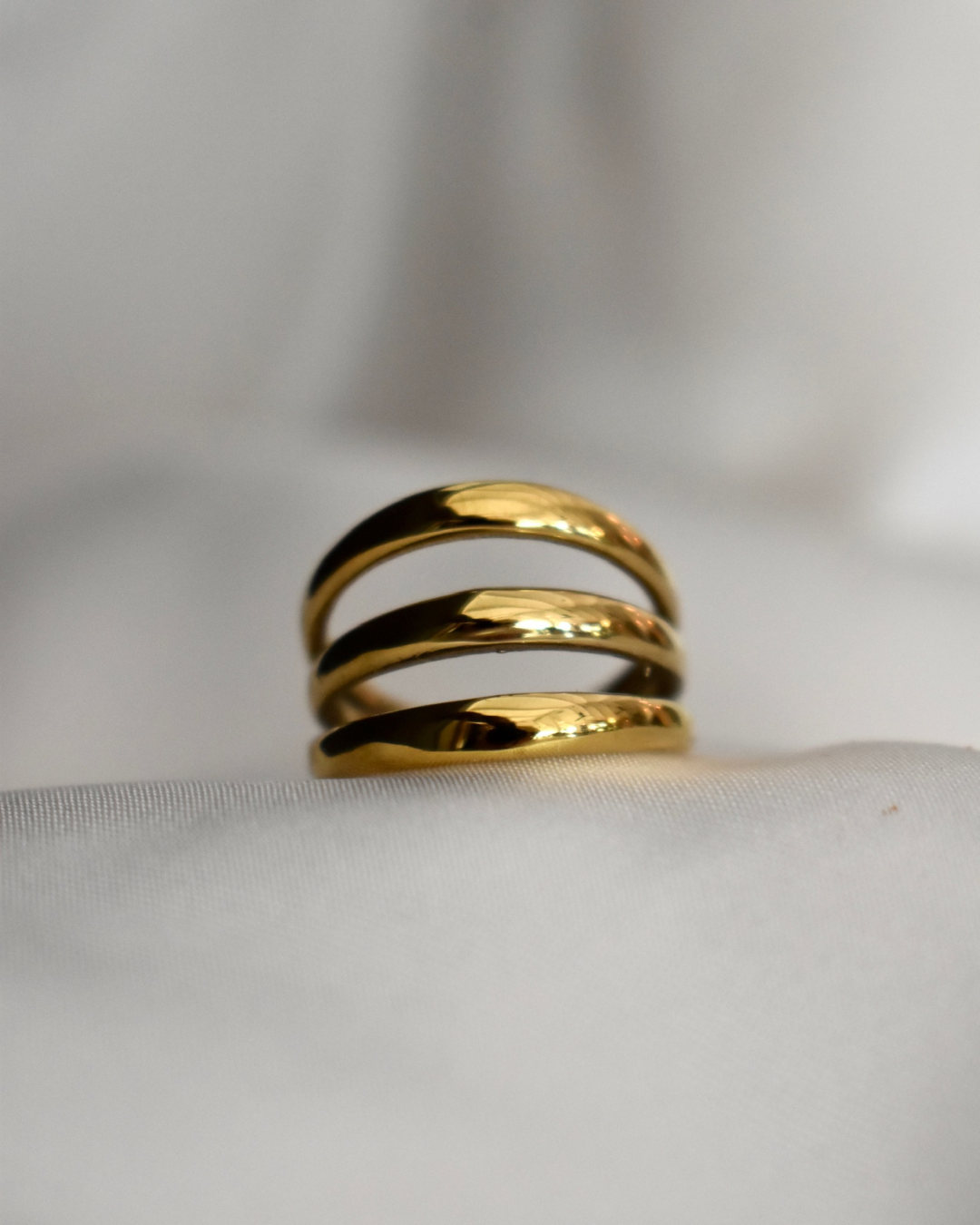 Tribal Triple Band Ring