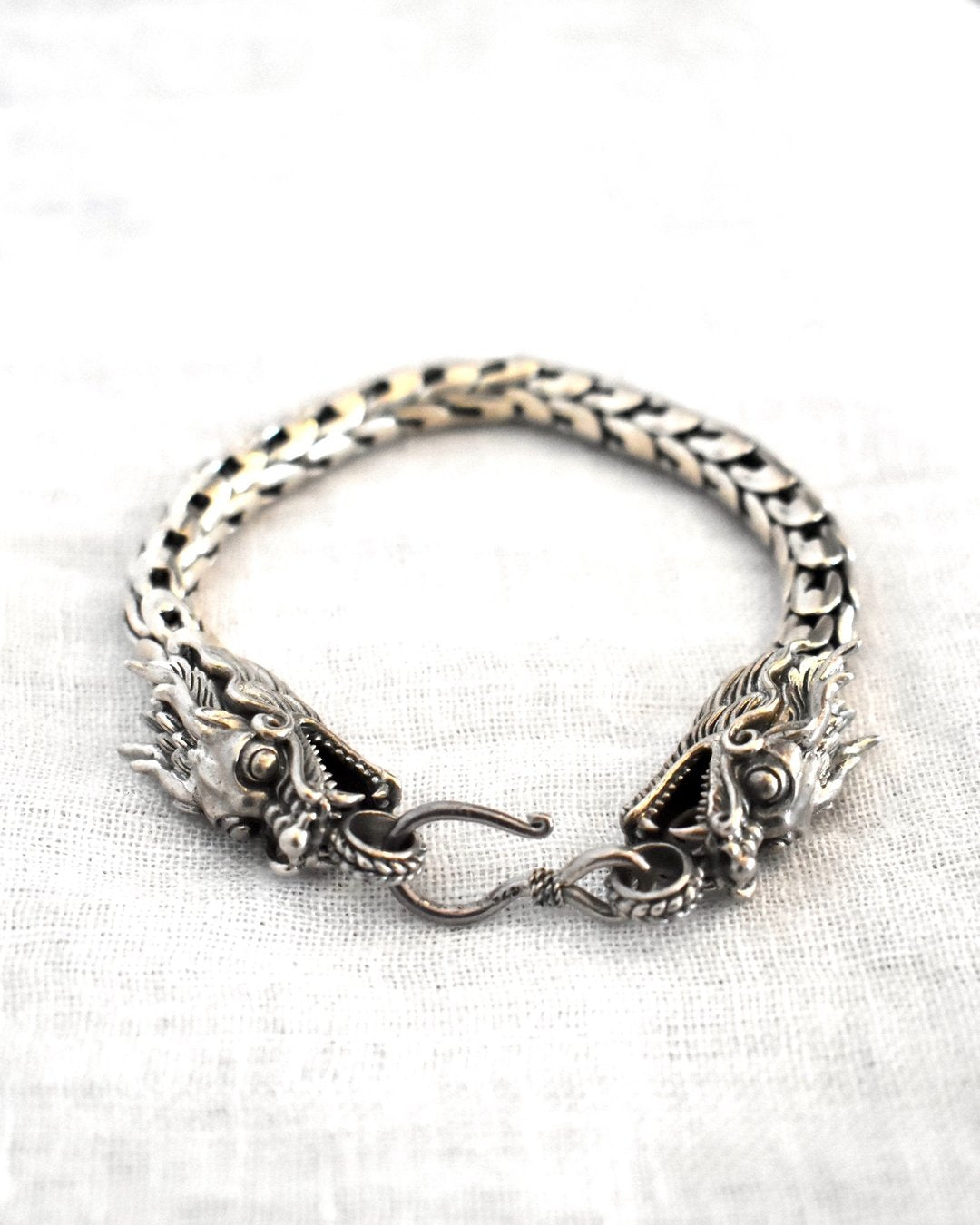 Dragon Sterling Silver Bracelet