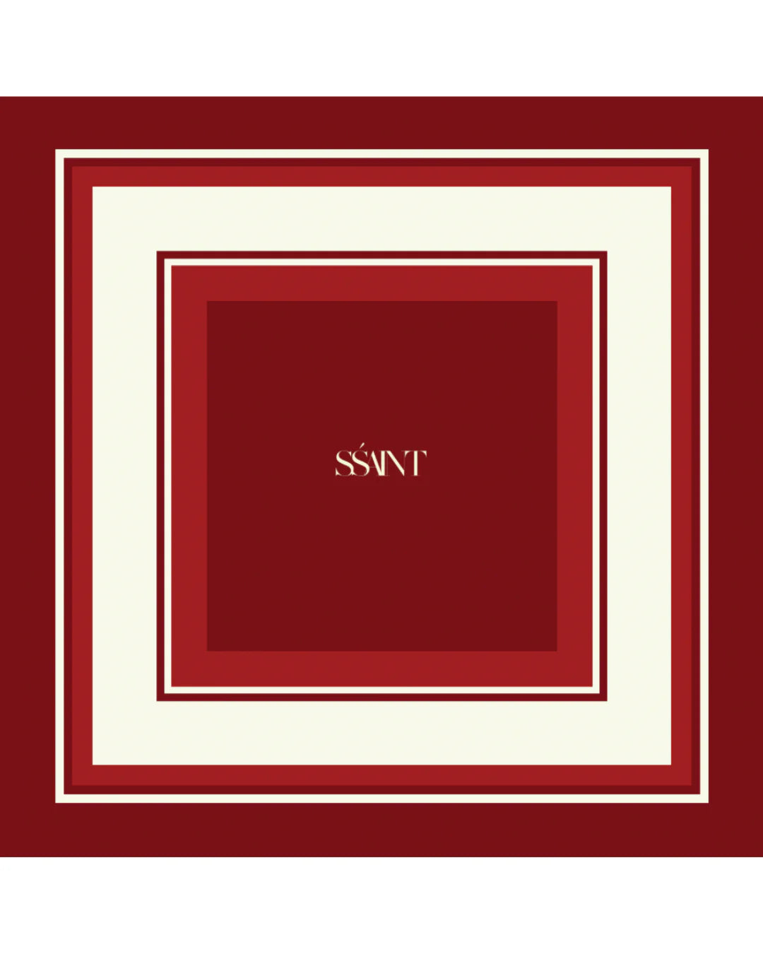 SŚAINT Red Print Sarong