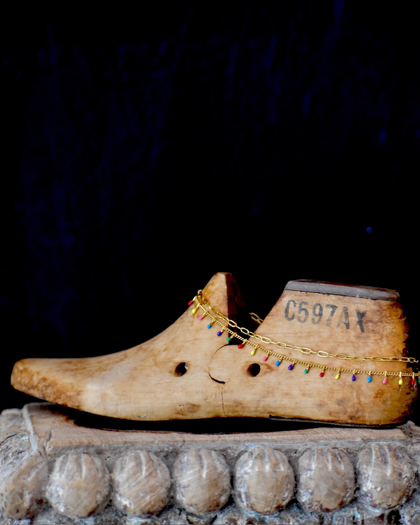 Rainbow Glow Anklet