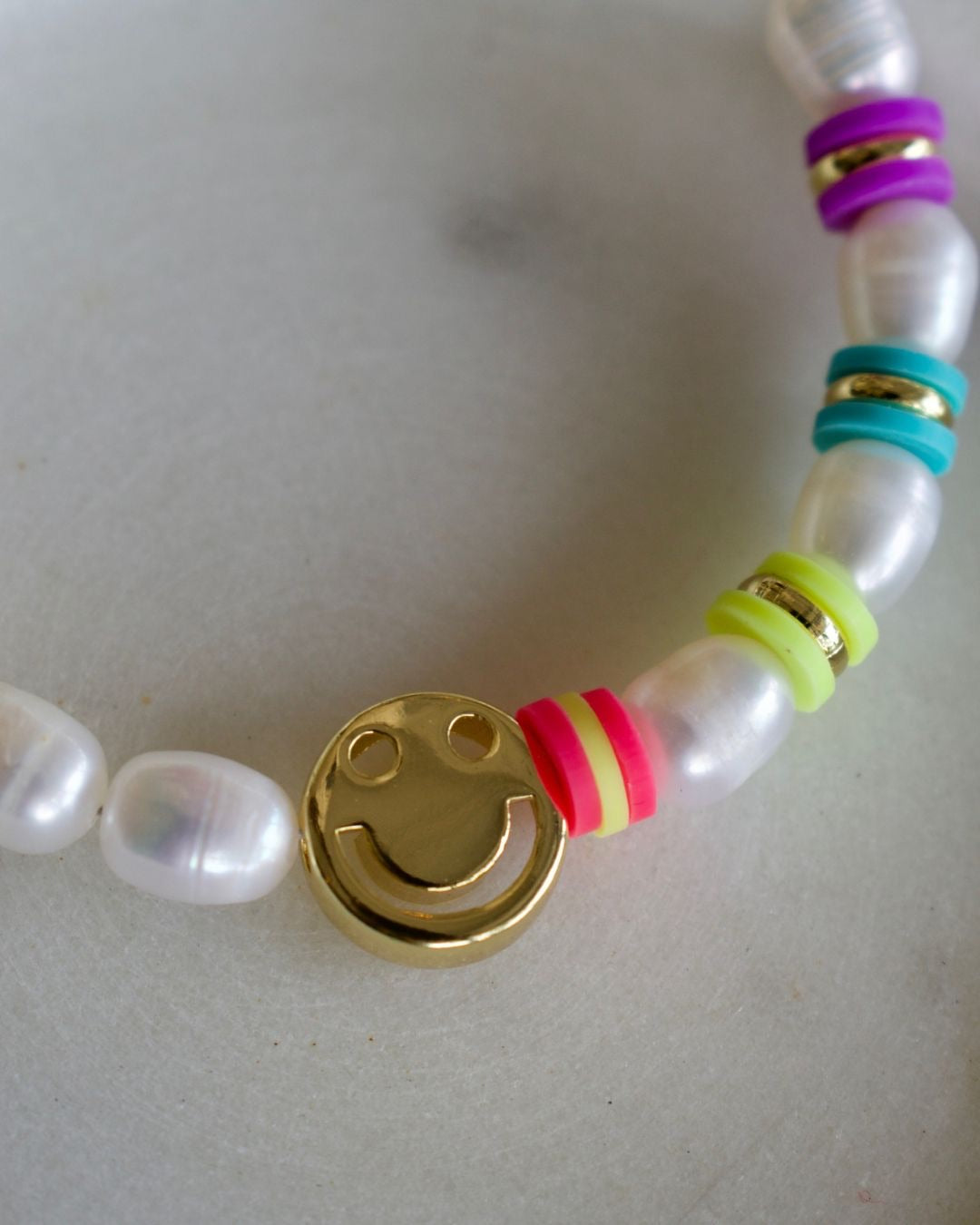 Smiley Pearl Bracelet