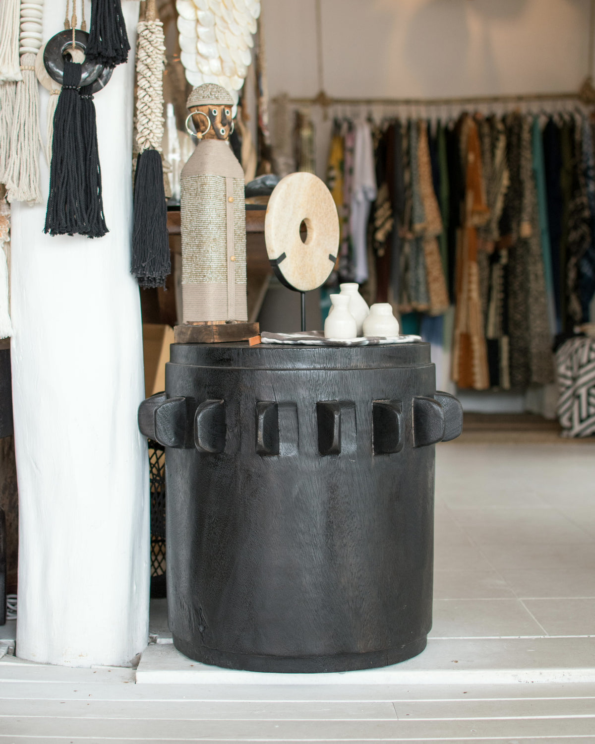 Black Sugar Stool Side Table