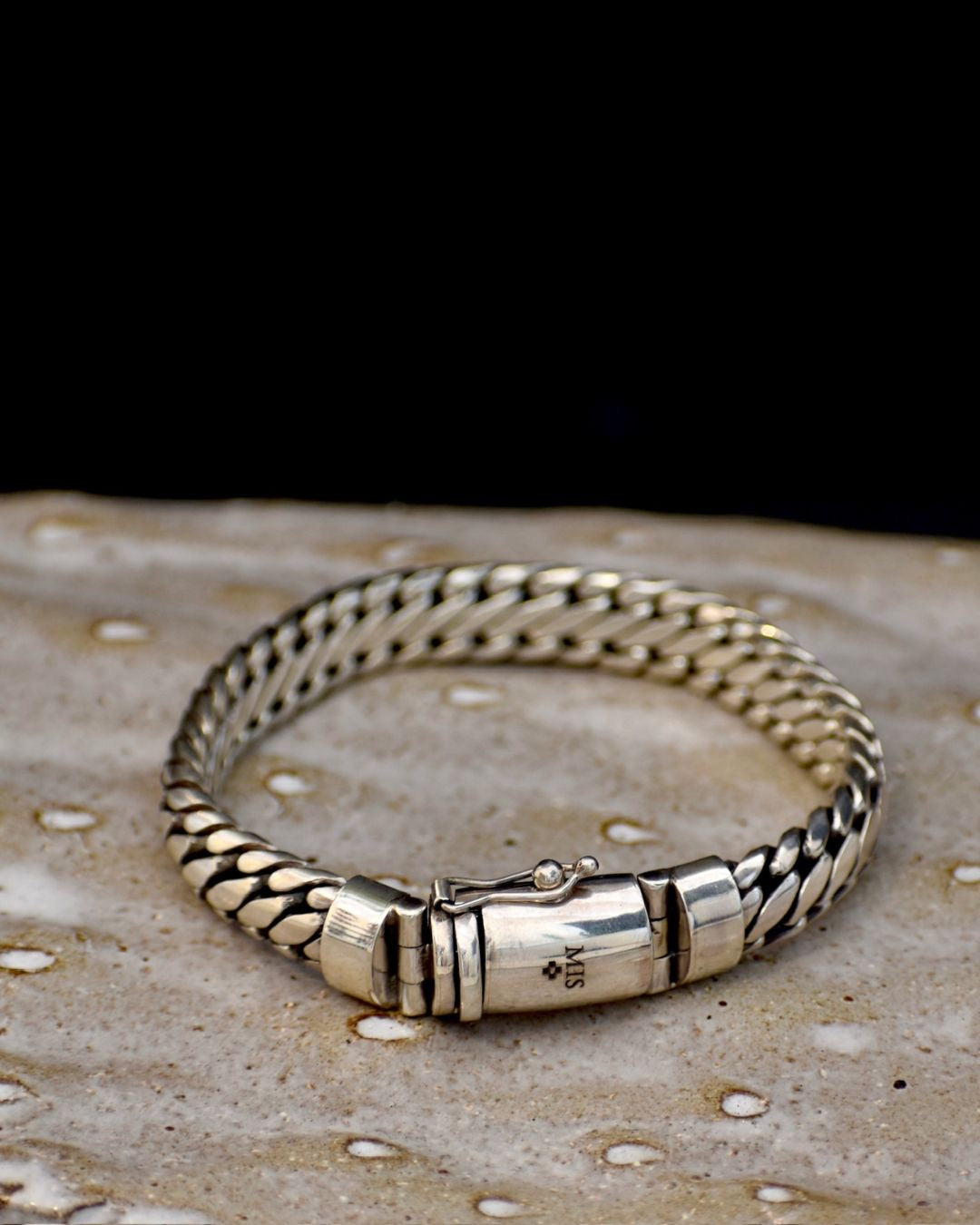 Forge Sterling Silver Bracelet - 11mm