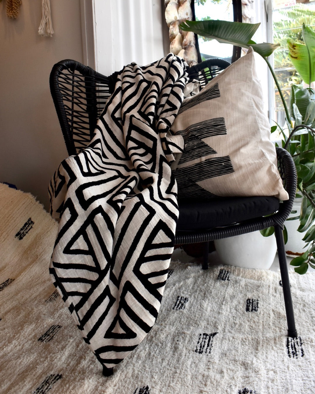 The Geo Architectural Throw Triangular