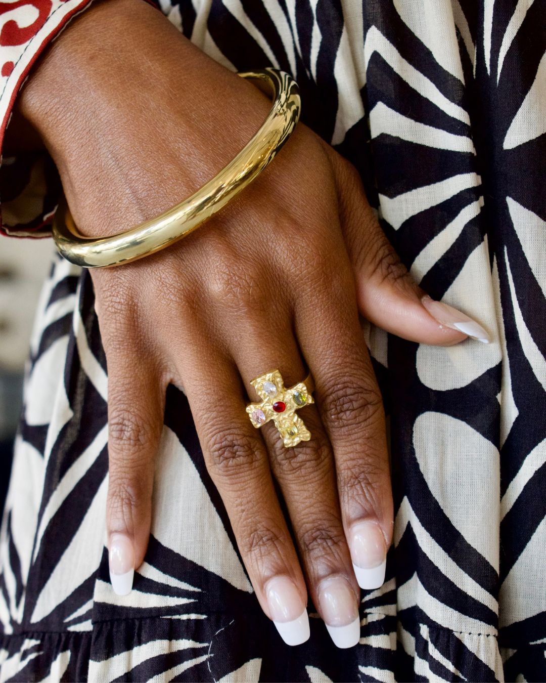 Montserrat Cross Ring