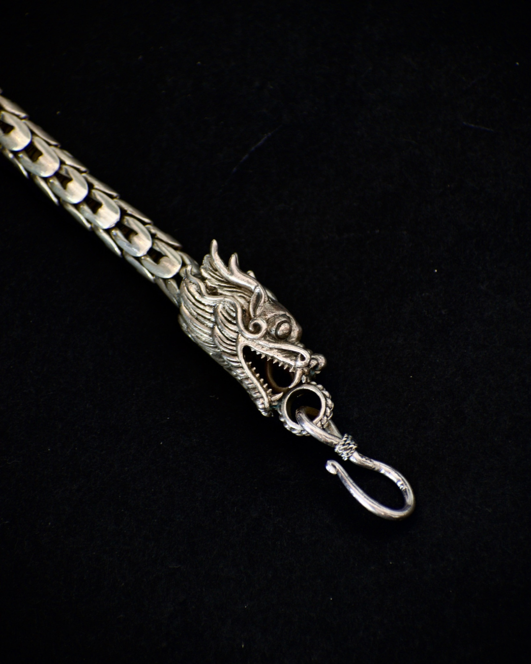 Dragon Sterling Silver Bracelet