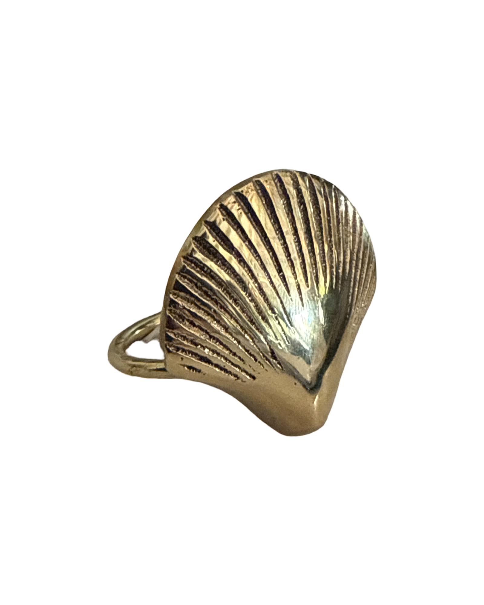 Brass Shell Napkin Ring