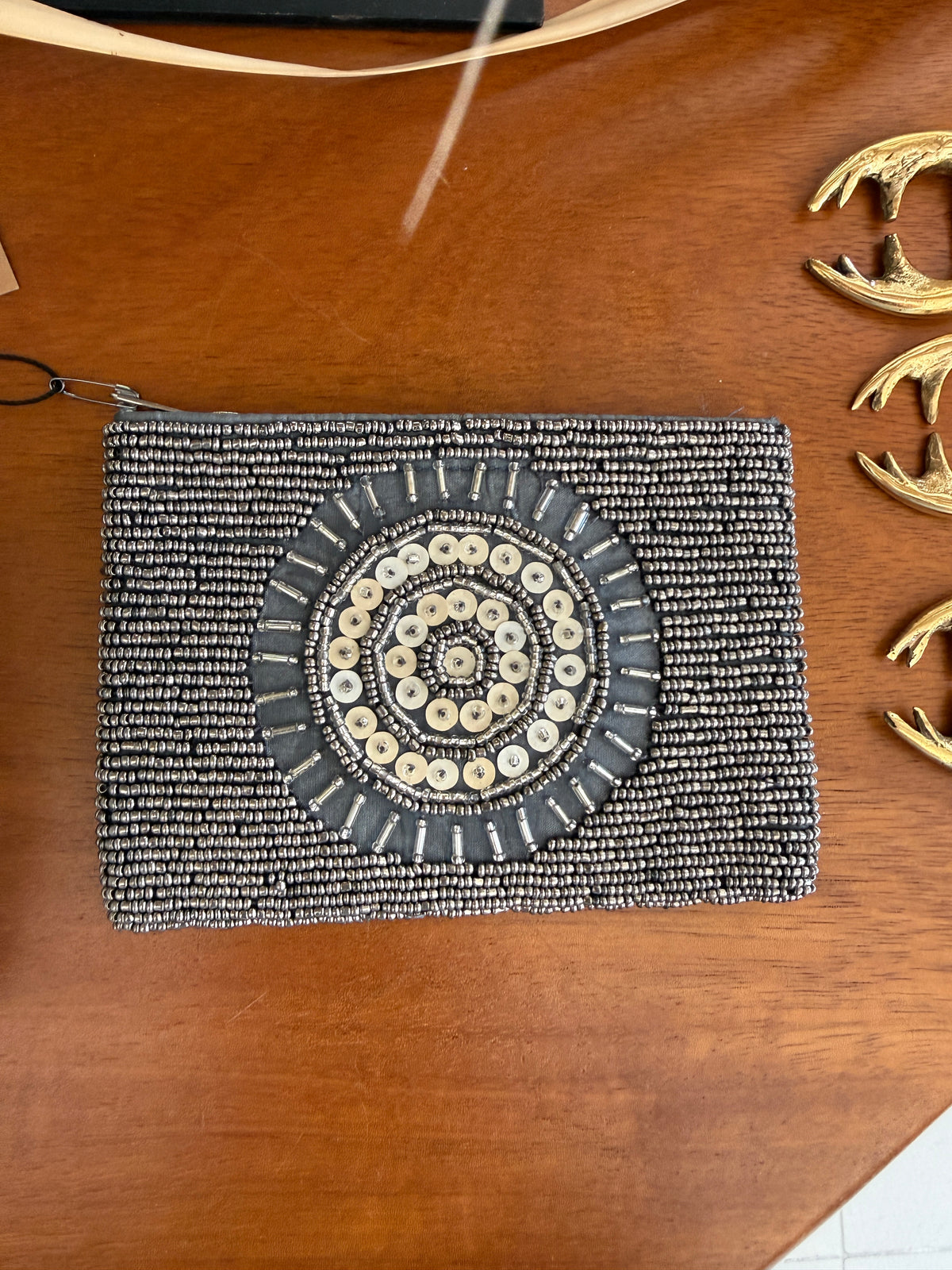 Soleil Coin Purse Silver