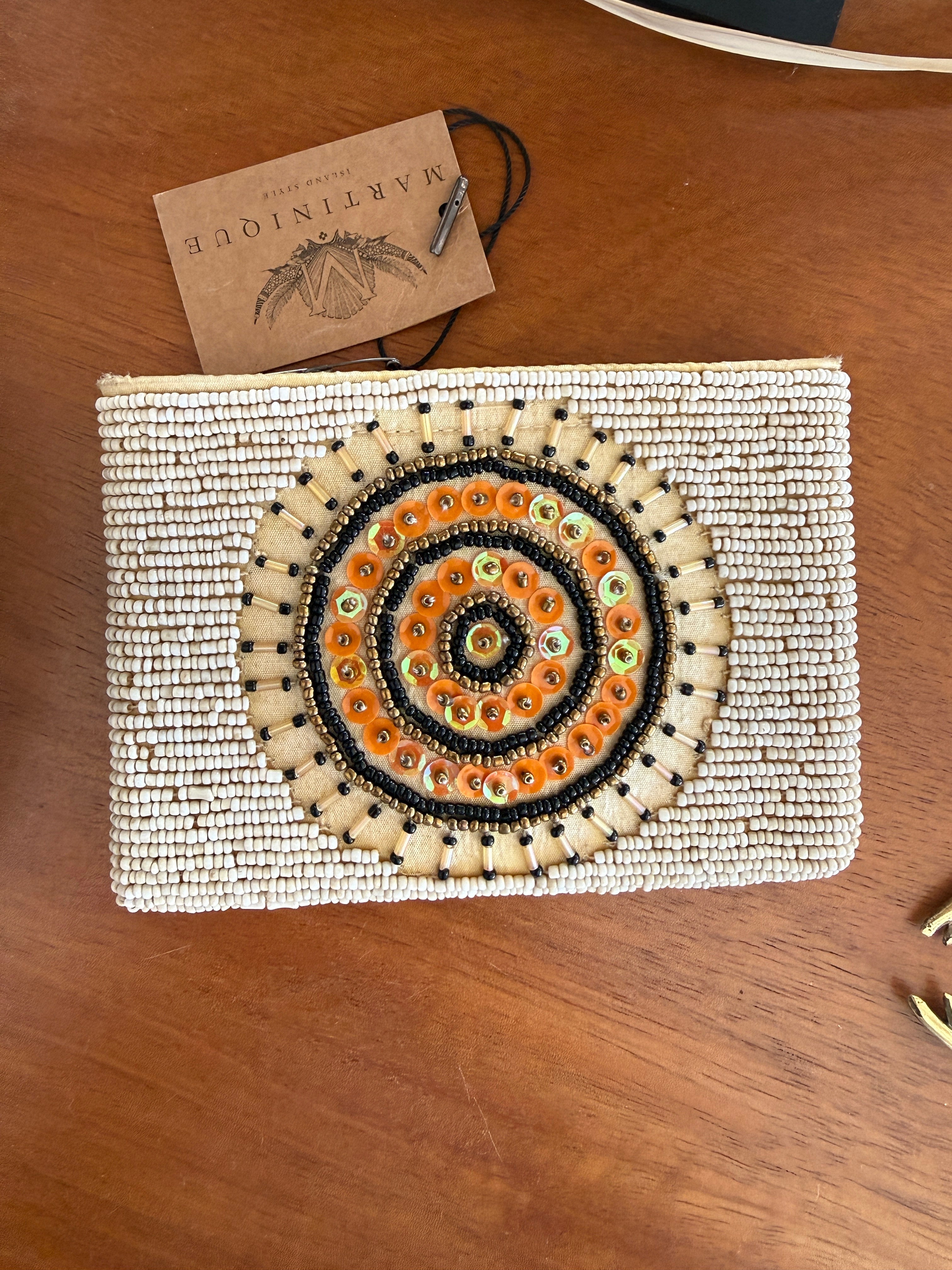 Soleil Coin Purse Cream