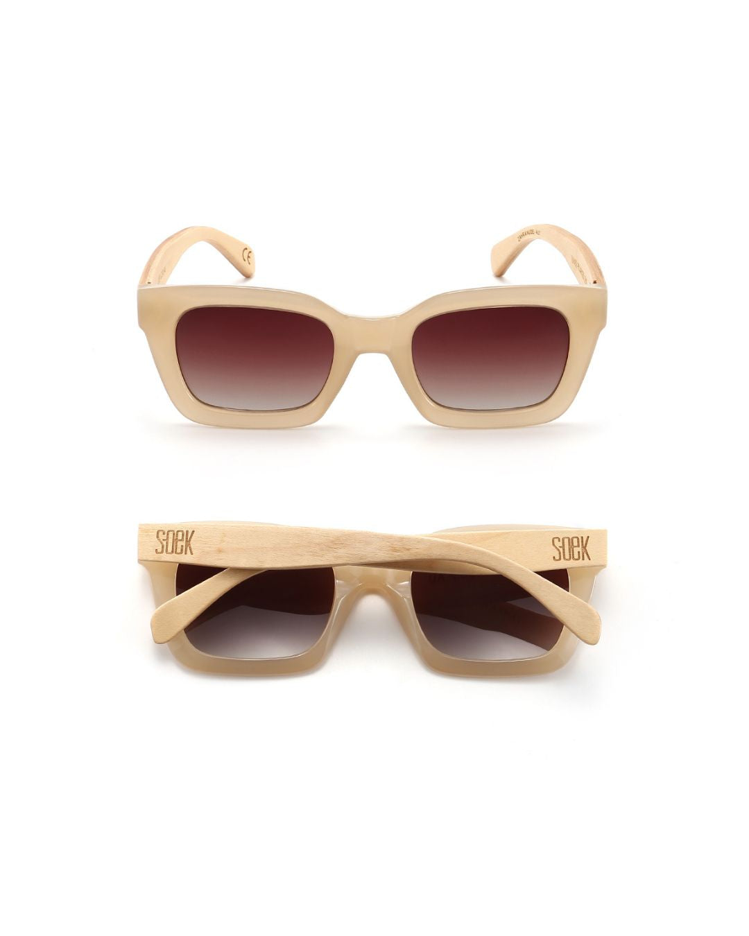 Zahra Nude SOEK® Sunglasses