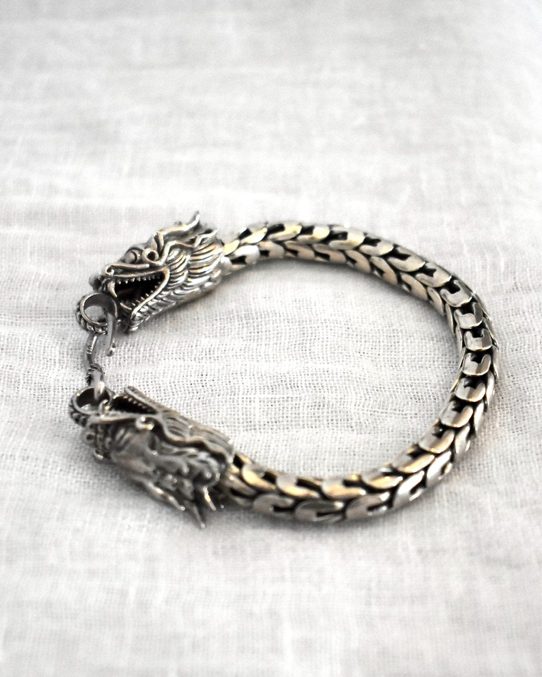 Dragon Sterling Silver Bracelet