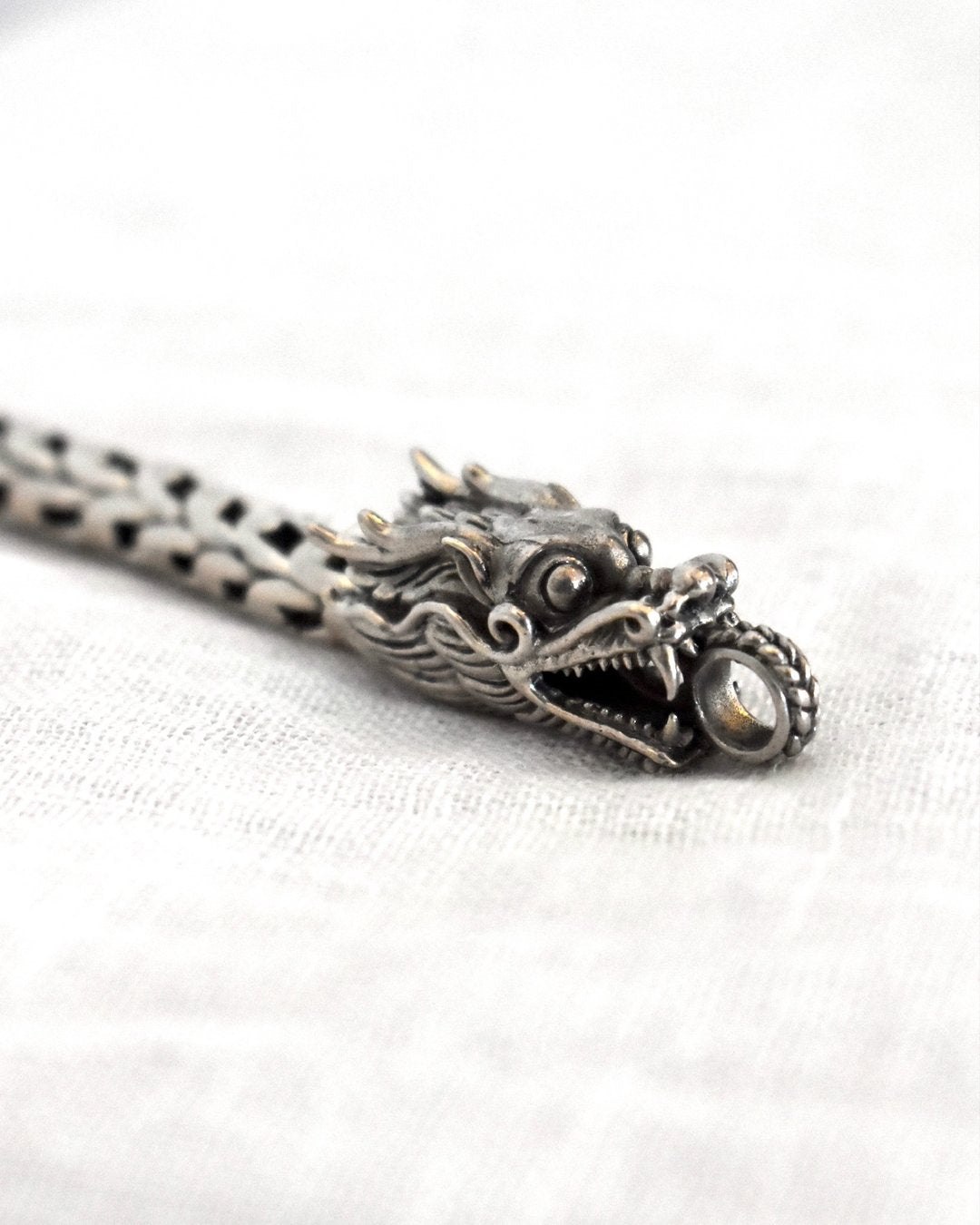 Dragon Sterling Silver Bracelet